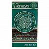 Celtic FC Birthday Card & Badge 4
