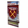 West Ham United FC Birthday Card 2