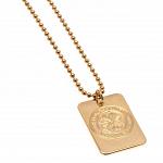 Celtic FC Dog Tag & Chain - Gold Plated 2