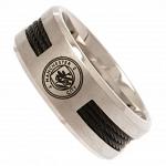 Manchester City FC Ring - Black Inlay - Size X 2