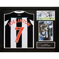 Newcastle United FC Joelinton Signed Shirt (Framed)