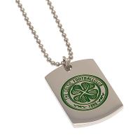 Celtic FC Enamel Crest Dog Tag & Chain
