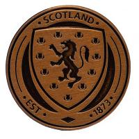Scotland FA Antique Gold Plated Badge