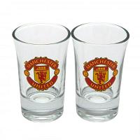 Manchester United FC Shot Glass Set - 2 Pack