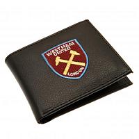 West Ham United FC Leather Wallet - Embroidered Crest
