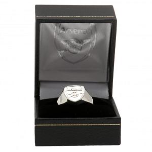 Arsenal FC Ring - Silver Plated - Size R 2