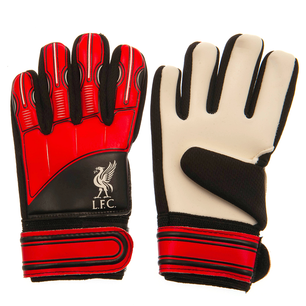 Liverpool junior sales goalkeeper gloves