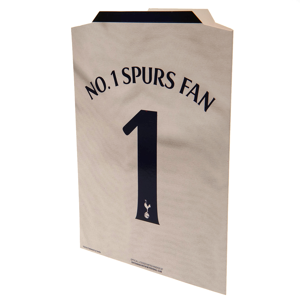 Tottenham Hotspur FC Football Club No.1 Fan Football Shirt Birthday Card