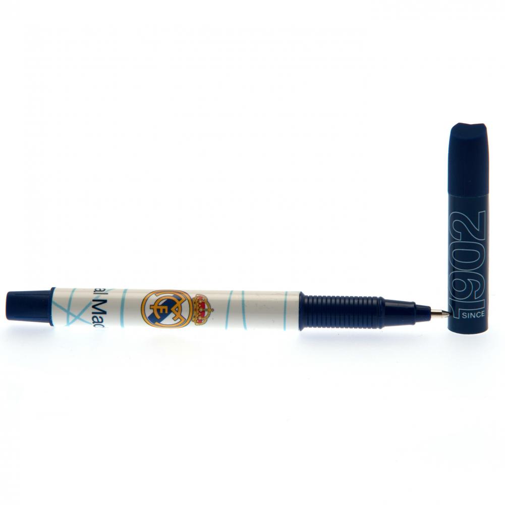 Real Madrid Football Club Crest Ballpoint Pen with Free UK P&P 