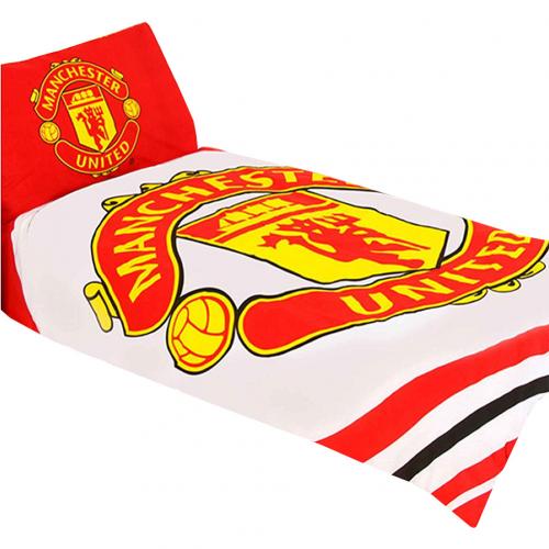 Manchester United Fc Duvet Cover Bedding Set Single Official