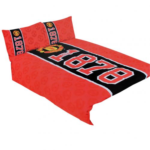 Manchester United Fc Duvet Cover Bedding Set Double 1878