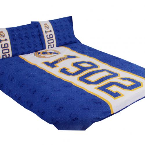 Real Madrid Duvet Cover Bedding Set Double Official Football