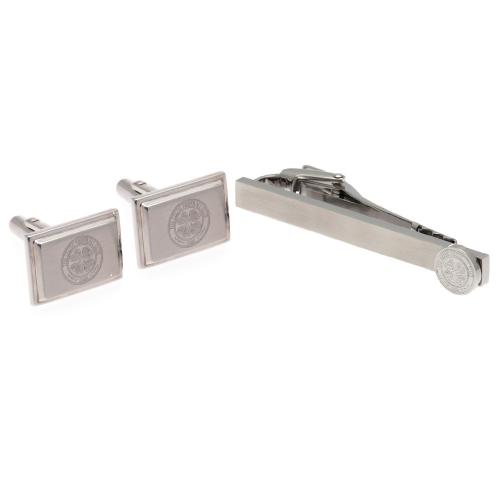 Football Fc Official Gift Celtic Silver Plated Tie Slide 