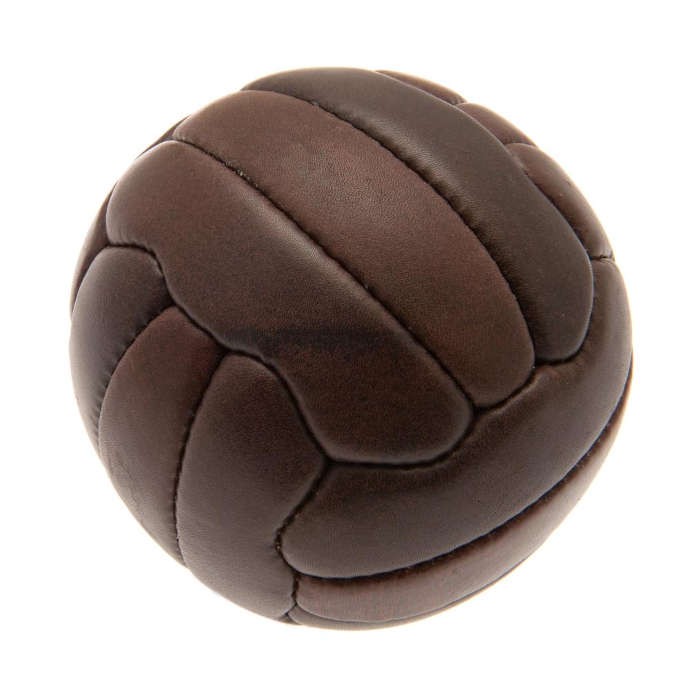 Size 1 Chelsea FC Official Retro Heritage Mini Ball Brown