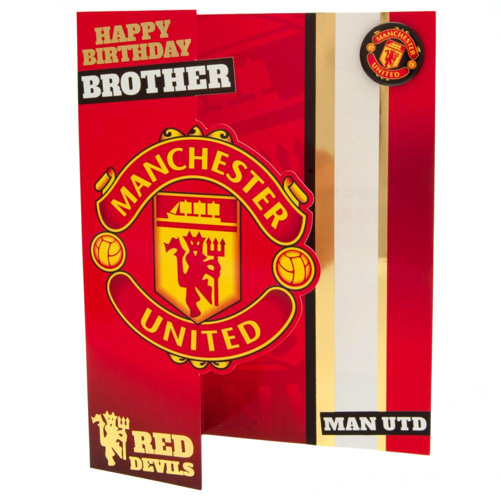 Manchester United FC Birthday Card Brother | Official Football ...