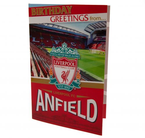 Liverpool FC Pop Up Geburtstagskarte 