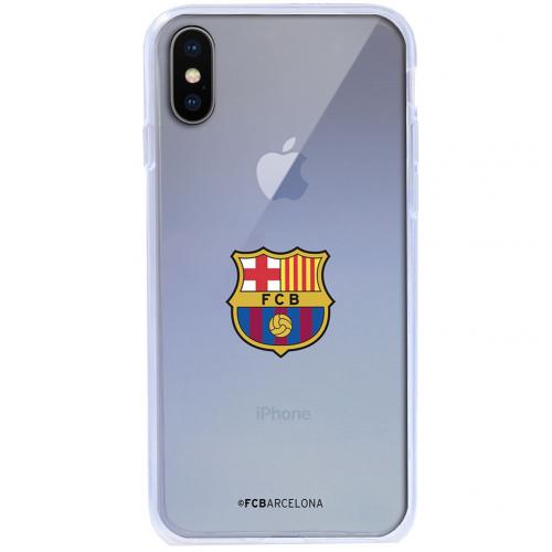 FC Barcelona Football Club Crest iPhone X Shock Proof TPU Protective Case Cover 