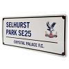 Crystal Palace FC Street Sign BW 3