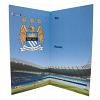Manchester City FC Birthday Card & Badge EST 2