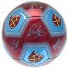 West Ham United FC Football Signature 4