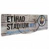 Manchester City FC Rustic Garden Sign 3