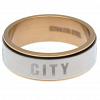 Manchester City FC Ring - Bi Colour - Spinner - Size U 3