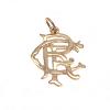 Rangers FC 9ct Gold Pendant Large 2