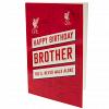 Liverpool FC Birthday Card Brother RD 2