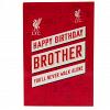 Liverpool FC Birthday Card Brother RD 4