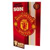 Manchester United FC Birthday Card Son 2