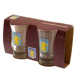 Aston Villa FC 2pk Shot Glass Set 3