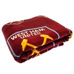 West Ham United FC Sherpa Fleece Blanket 2
