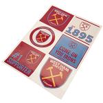 West Ham United FC Car Decal Set 2