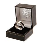 Rangers FC Black Inlay Ring Small 3
