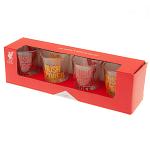 Liverpool FC 4pk Shot Glass Set 3