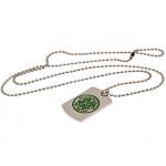 Celtic FC Enamel Crest Dog Tag & Chain 2