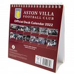 Aston Villa FC Desktop Calendar 2022 3
