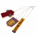 Aston Villa FC 3pk Air Freshener 2