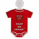 Arsenal FC Baby On Board Sign 3