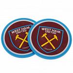 West Ham United FC 2pk Coaster Set 2