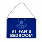 Everton FC Bedroom Sign - No1 Fan 2