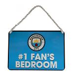 Manchester City FC Bedroom Sign - No1 Fan 2