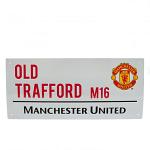 Manchester United FC Street Sign 2