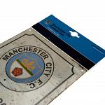 Manchester City FC Retro Logo Sign 3