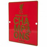 Liverpool FC Premier League Champions Window Sign 2
