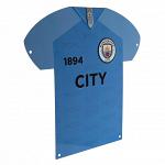 Manchester City FC Metal Shirt Sign 2