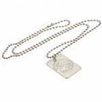Celtic FC Dog Tag & Chain - Silver Plated 2