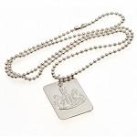Newcastle United FC Dog Tag & Chain - Silver Plated 2
