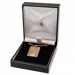 Tottenham Hotspur FC Dog Tag & Chain - Gold Plated 3