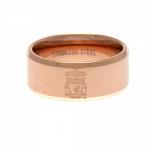 Liverpool FC Rose Gold Plated Ring Large 3